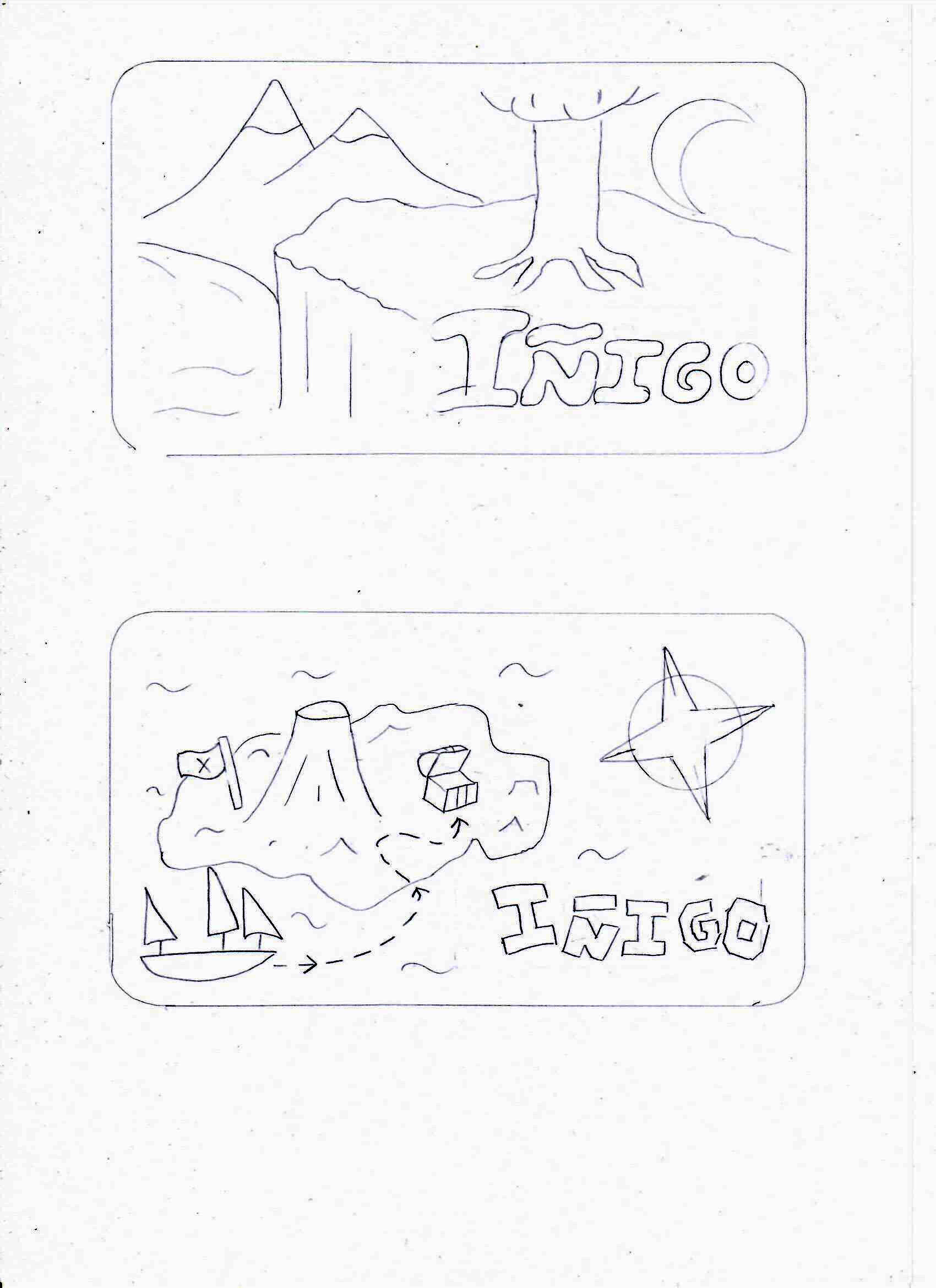 Designs for the drawing