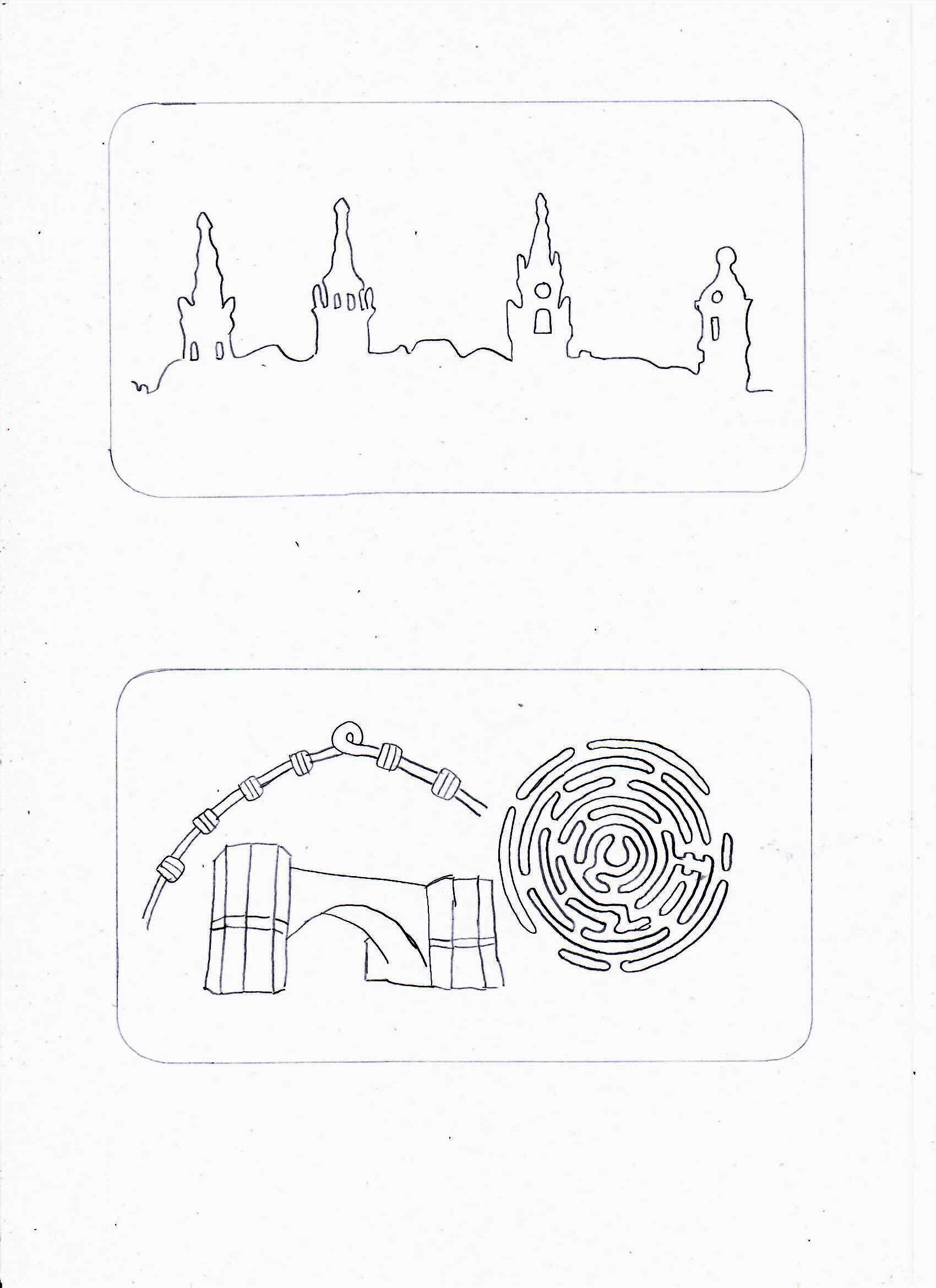 Designs for the drawing